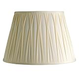 Laura Ashley SFP616 Classic 16-Inch Pinched Pleat Shade, Cream