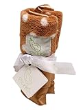 Scene Weaver Pickles Bubbles Baby Banky Blanket - Chocolate Milk, 14X14