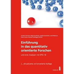 Einf�hrung in das quantitativ orientierte Forschen: und erste Analysen mit SPSS 18