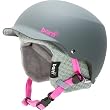 Bern Muse EPS Visor Helmet with Knit Liner - Women's Matte Grey w/ Grey Knit, L Bern Muse EPS Visor Helmet with Knit Liner - Women's Matte Grey w/ Grey Knit, L