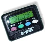 e-pill 12 Alarm Vibrating Pager Medication Reminder. FREE Standard Shipping.