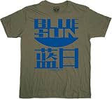 Serenity Blue Sun Military Green T-shirt Tee