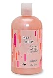 Primal Elements 3 In 1 Shampoo, Body Wash, Bubble Bath, Grapefruit, 16-Ounce Bottle