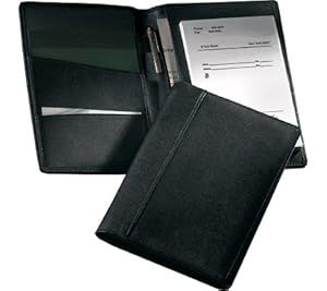 Amazon.com : Prescription Pad Holder in Black Leather: Genuine