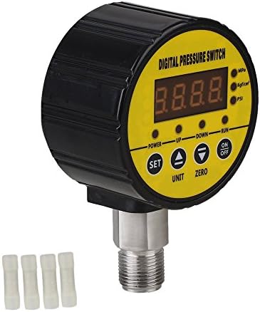 yqltd 0-1.6Mpa AC220V-240V Metal &amp; Plastic Digital Pressure Switch for Water Pump Air Compressor (G1/2)
