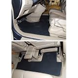 2007-2012 Honda CR-V Custom Rubber Black Floor Mats Complete Set by Black Series