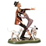 Disney WDCC Roger, Anita, Pongo and Perdita ''Tangled Up Romance'' Figurine