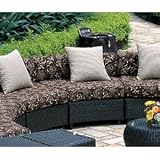 Alfresco Home Portofino Armless Sectional with Cushion