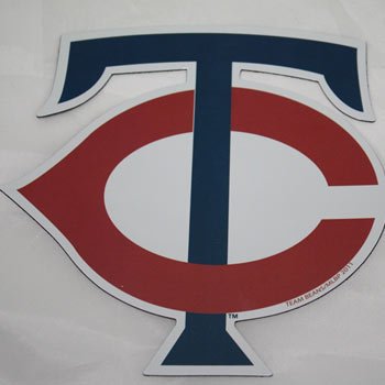 Minnesota Twins Cap Logo TC MLB Car Magnet (Quantity of 1)