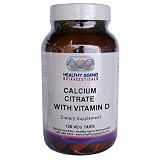 Healthy Aging Nutraceuticals Calcium Citrate With Vitamin D 120 Vegetarian Tablets