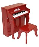 Schoenhut Elite Spinet with Bench- Red