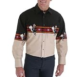 Wrangler®BullRiderAztecBorderShirtMedium