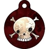 Skull and Crossbones - Custom Pet ID Tag for Cats and Dogs