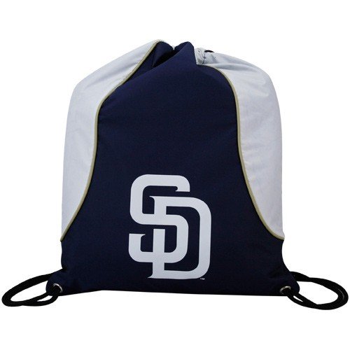 San Diego Padres Black-Gray Axis Drawstring Backpack