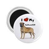 I Love My Bullmastiff Refrigerator Magnet