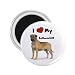 I Love My Bullmastiff Refrigerator Magnet