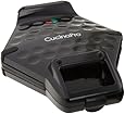Bubble Waffle Maker by Cucina Pro - Nonstick Iron Creates Bubble Shaped Waffles (Black)