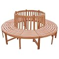 Baumbank, Gartenbank, Holzbank f�r gro�e B�ume, Innendurchmesser 105 cm