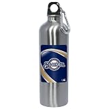 MLB Milwaukee Brewers Stainless Steel Water Bottle