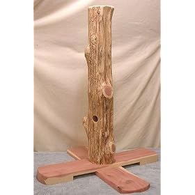 Style 12 Red Cedar Cat Scratching Post : Size 34 INCHES