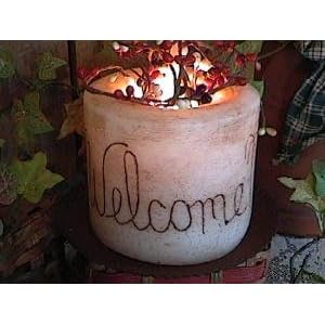 Welcome Primitive Electric Soy Candle Banana Berry Smoothie by CricketCat