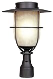 World Imports Lighting 9075-99 Madrid 1-Light Post Lantern, Wrought Iron