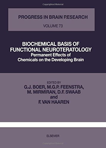 BIOCHEMICAL BASIS OF FUNCTIONAL NEUROTERATOLOGY, Volume 73 (Progress in Brain Research)