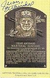 Juan Marichal Autographed/Hand Signed Hall Of Fame Gold Plaque