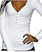 ZANZEA Womens Sexy Button V-Neck Party Cocktail Slim Tee Shirt Tops Blouse