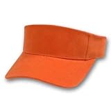 Blank Orange Adjustable Visor