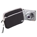 Lightweight & Durable Black Neoprene Camera Case For Panasonic LUMIX DMC-FS16, By DURAGADGET