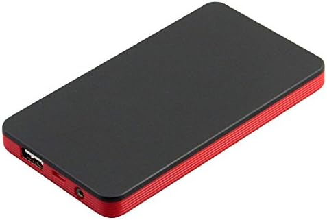 Super Slim 4000mAh External Portable Charger Backup Polymer Battery Dual Output Travel Charger for Iphone,Samsung Galaxy Mega,Nokia, HTC, LG, And Tablet (C-Red)