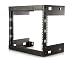 StarTech.com 8U Open Frame Wall Mount Equipment Rack - 12-Inch Deep RK812WALLO (Black)