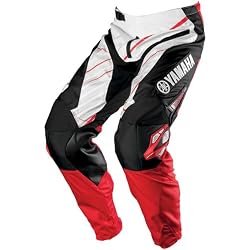 One Industries Yamaha Men's Carbon Dirt Bike Motorcycle Pants - Red