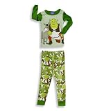 Shrek by Dream Apparel - Toddler Boys Long Sleeve Pajamas, Olive, Sage