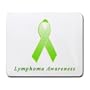 Lymphoma Awareness Ribbon Mouse Pad