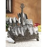 IMAGE OF METAL FLATWARE CADDY