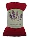 Lavender Body Wrap - Microwavable Wheat Bag - Red Fleece