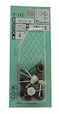 WAKAI 石膏ボード等ベニア用 石こうくぎ 4本入 ブラウン