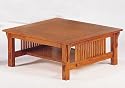 Mission Oak Square Coffee Table
