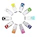 ANLOTER 10pcs USB Flash Drive Memory Stick Thumb Drives (16GB, colour mixture)