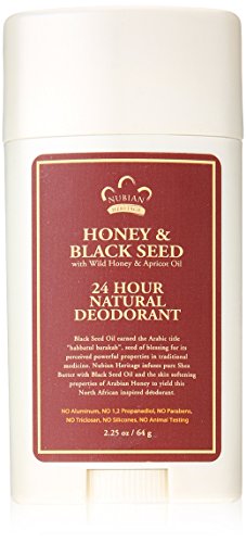 South of France Nubian Heritage Honey and Black Seed Deodorant with Apricot Oil and Wild Honey