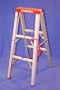 3 Foot Double Sided Compact Folding Ladder (Red Top Not Included)