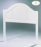 IMAGE OF Kid's White Finish Twin Size Panel Headboard