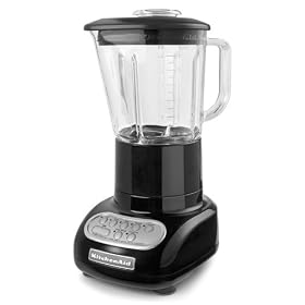 KitchenAid 5-Speed Blender with Glass Blender Jar, KSB565: BlackKitchenAid 5-Speed Blender with Glass Blender Jar, KSB565