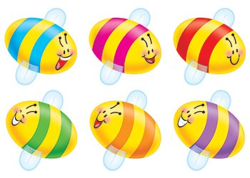 COLOR BEES ACCENTS MINI SIZE