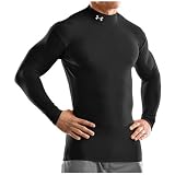 Under Armour Coldgear Compression Mock Neck Long Sleeve T Shirt Mens
