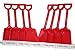 Small Toy Plastic Shovels Red, 12 Pack, 7 Inches Tall, 12 I Dig You Stickers