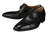 A. Testoni 'M11900' Cap Toe Oxfords Mens - Black