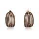 Cooper Pleat Clip Earrings by Sarah Cavender